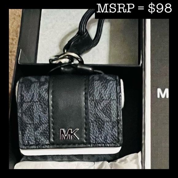 Michael Kors Handbags - Hudson case For Apple AirPods ( ADMRL/PLBLUE)